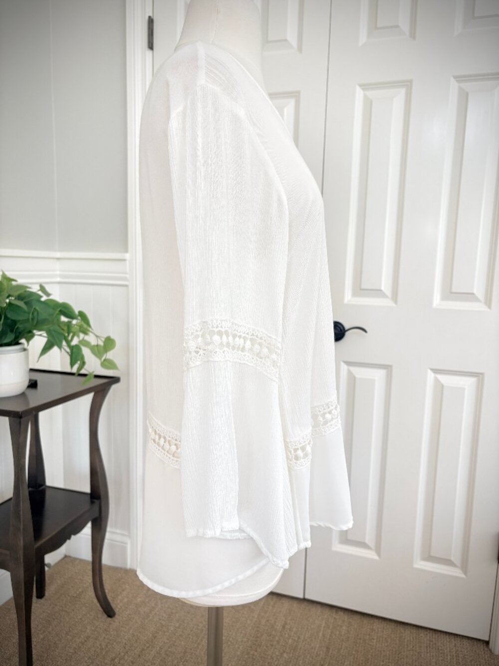 Lush Boho Long Sleeved Top, Size Small - Picture 5 of 11